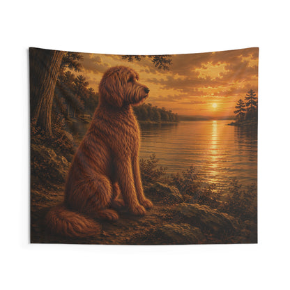Goldendoodle Wall Tapestry