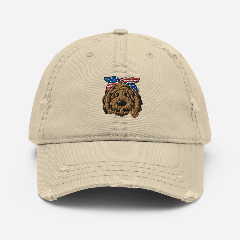 patriotic doodle headband dad hat