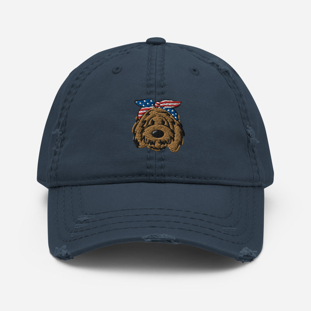 patriotic doodle headband dad hat