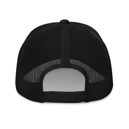 Patriotic Tuxedo Doodle Trucker Hat
