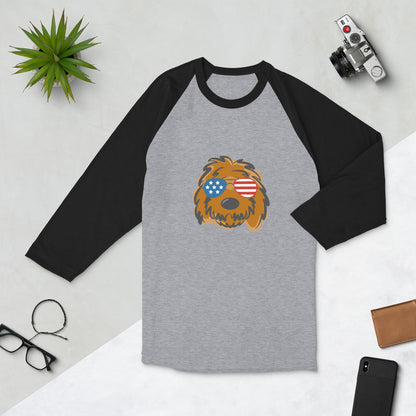 Patriotic Doodle Sunglasses Raglan