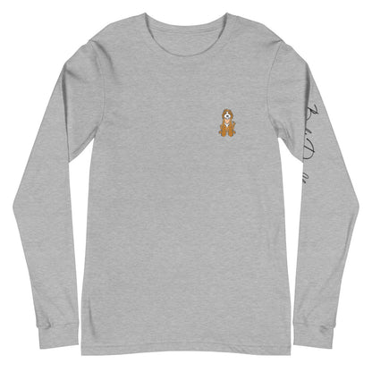 Fall Doodle Plaid Long Sleeve Tee