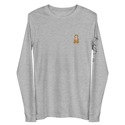 Fall Doodle Plaid Long Sleeve Tee