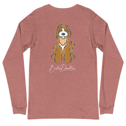 Fall Plaid Tuxedo Long Sleeve Tee