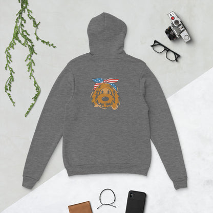 Patriotic Doodle Headband Hoodie