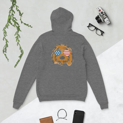 Patriotic Doodle Sunglasses Hoodie