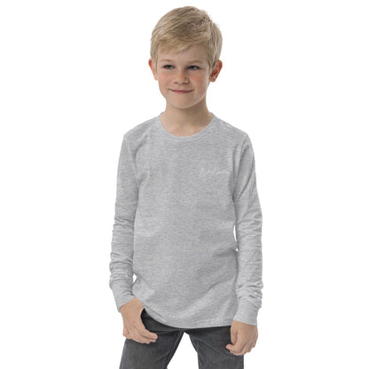 Fall Doodle Plaid Youth Long Sleeve