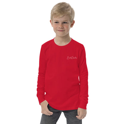 Fall Doodle Plaid Youth Long Sleeve